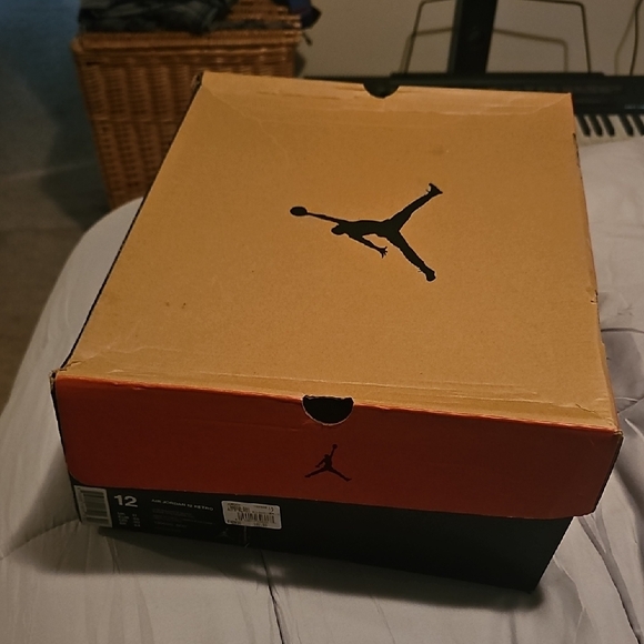 Jordan Red and White Athletic Sneakers - Picture 2 of 6